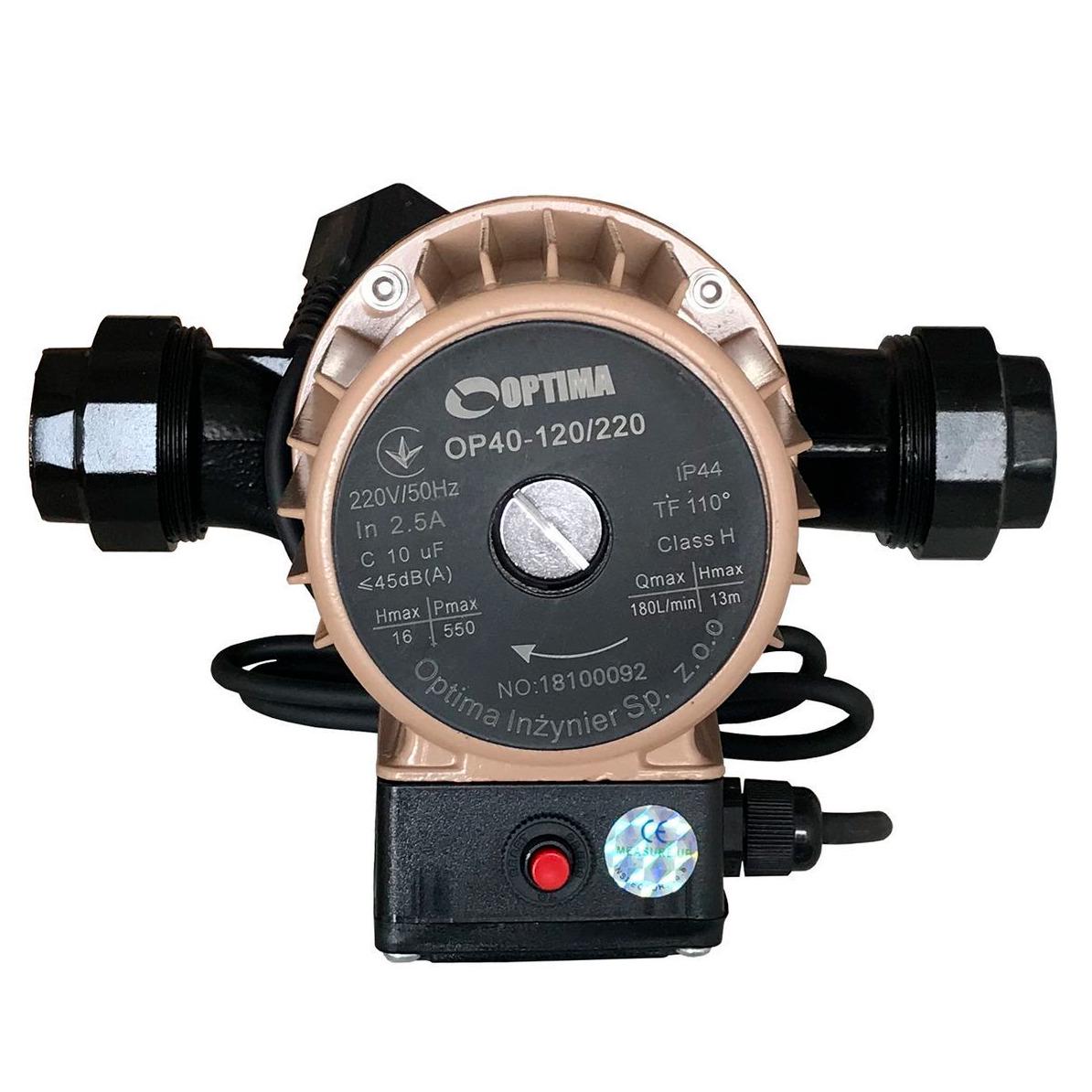 Насос циркуляционный Optima OP40-120/220 000011556 550 Вт 1 1/2" (106196)