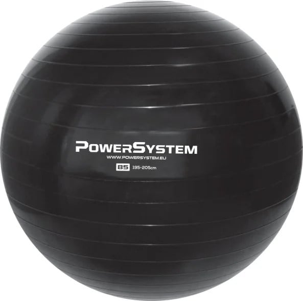 М'яч для фітнесу і гімнастики Power System PS-4018 85 см Black