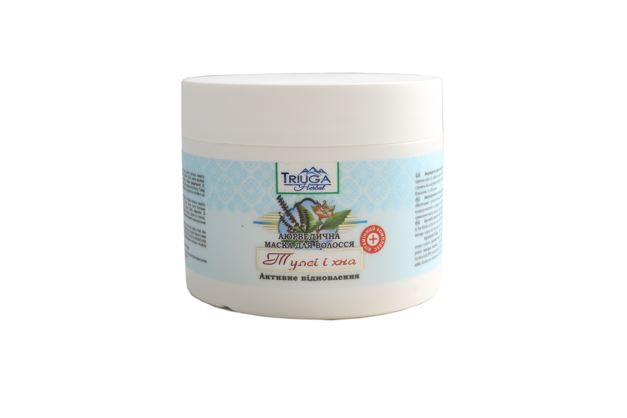 Маска для волос аюрведическая TRIUGA Тулсы и хна активное восстановление 300 мл (4820164640418) Маска для волос аюрведическая TRIUGA Тулсы и хна активное восстановление 300 мл (4820164640418)