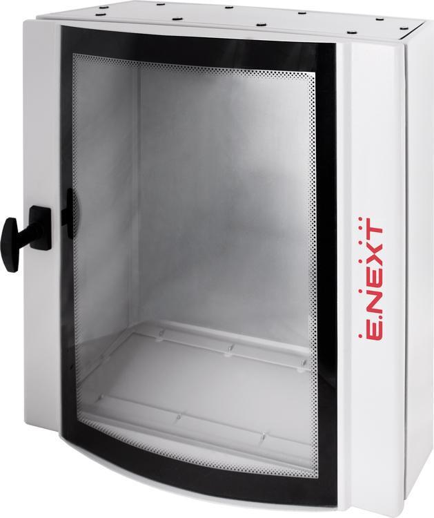 Корпус металевий E.NEXT e.mbox.industrial.p.150.60.20.gl IP55 навісний зі склом 1500х600х200 мм (CPD6015020M)