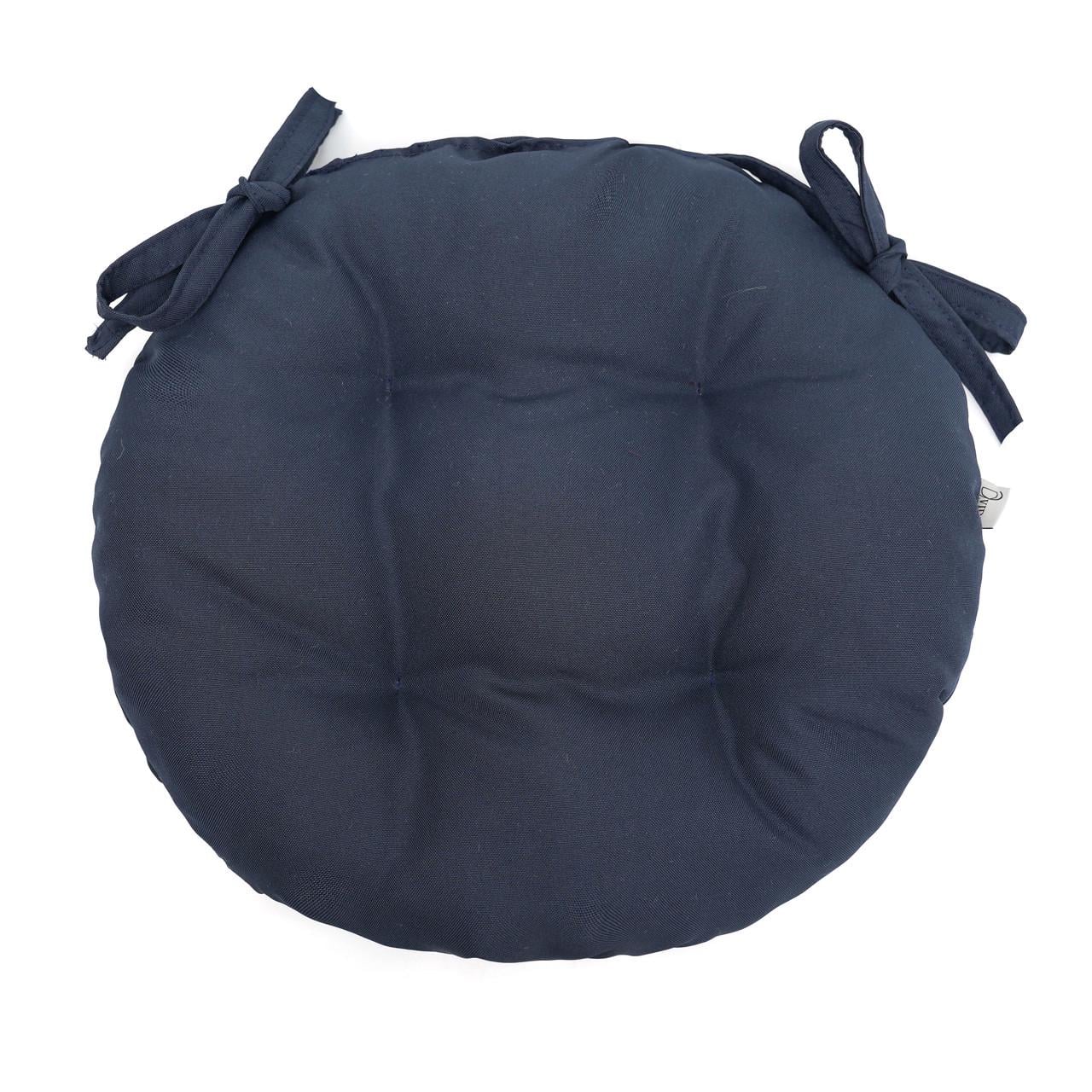 Подушка для стула/кресла/табурета 30х8 см Темно-синий (1645339942)