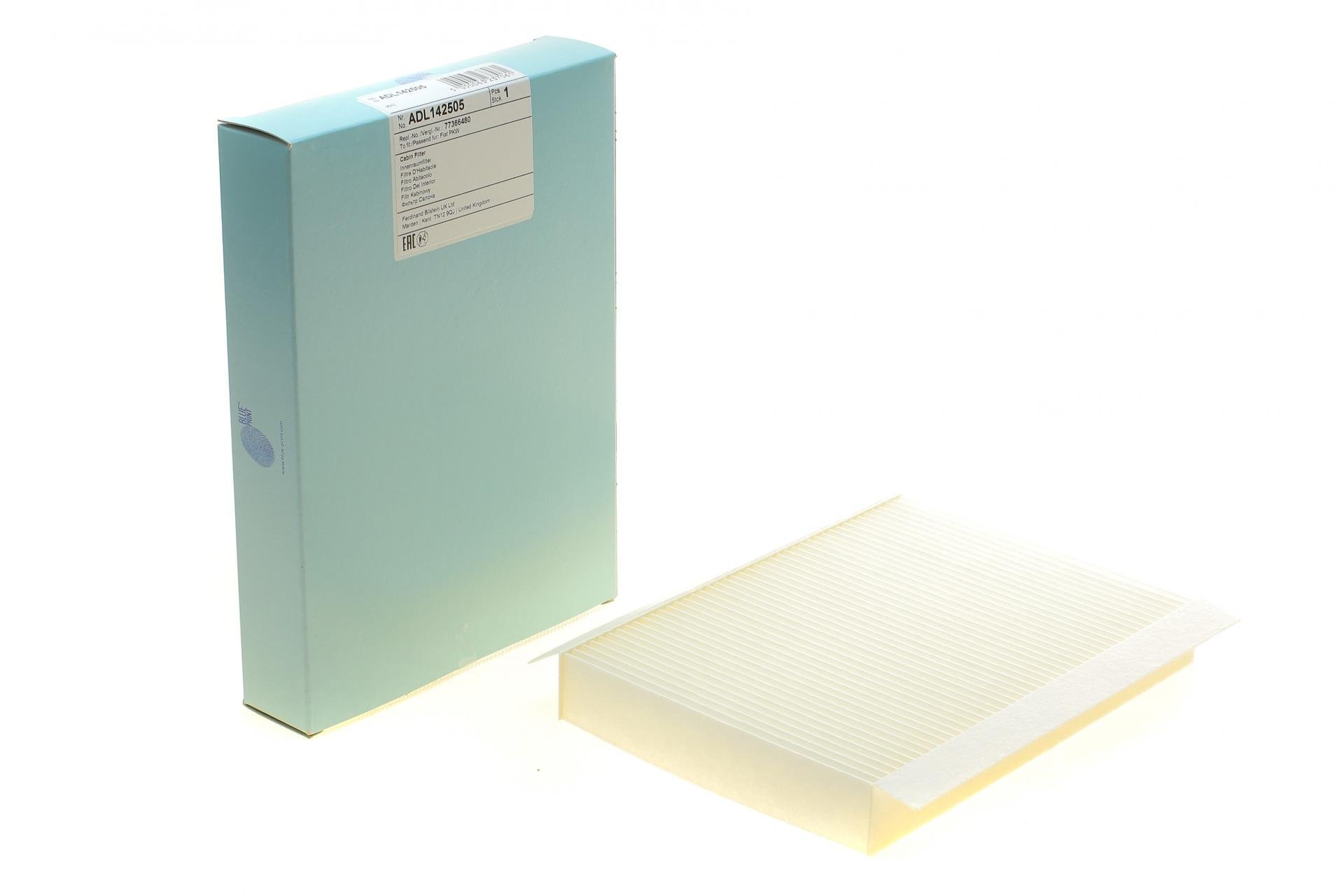 Фильтр салона BLUE PRINT для Fiat 500L/500X 12-/Jeep Compass/Renegade 17- (ADL142505)