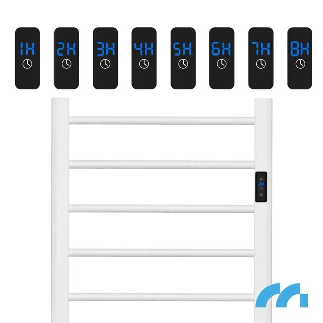 Електрична рушникосушка Maltec з термостатом і таймером 2в1 200W White (BH200W) - фото 2 Електрична рушникосушка Maltec з термостатом і таймером 2в1 200W White (BH200W) - фото 2