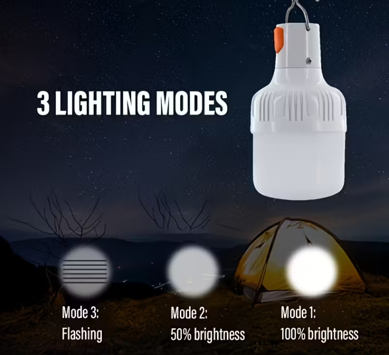 Лампа акумуляторна підвісна для кемпінгу/риболовлі/відпочинку на природі (1403) - фото 10