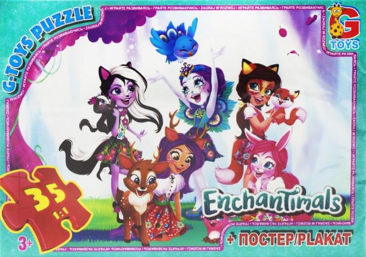 Пазли G-Toys із серії Enchantimals 35 ел. (MTT-121959)