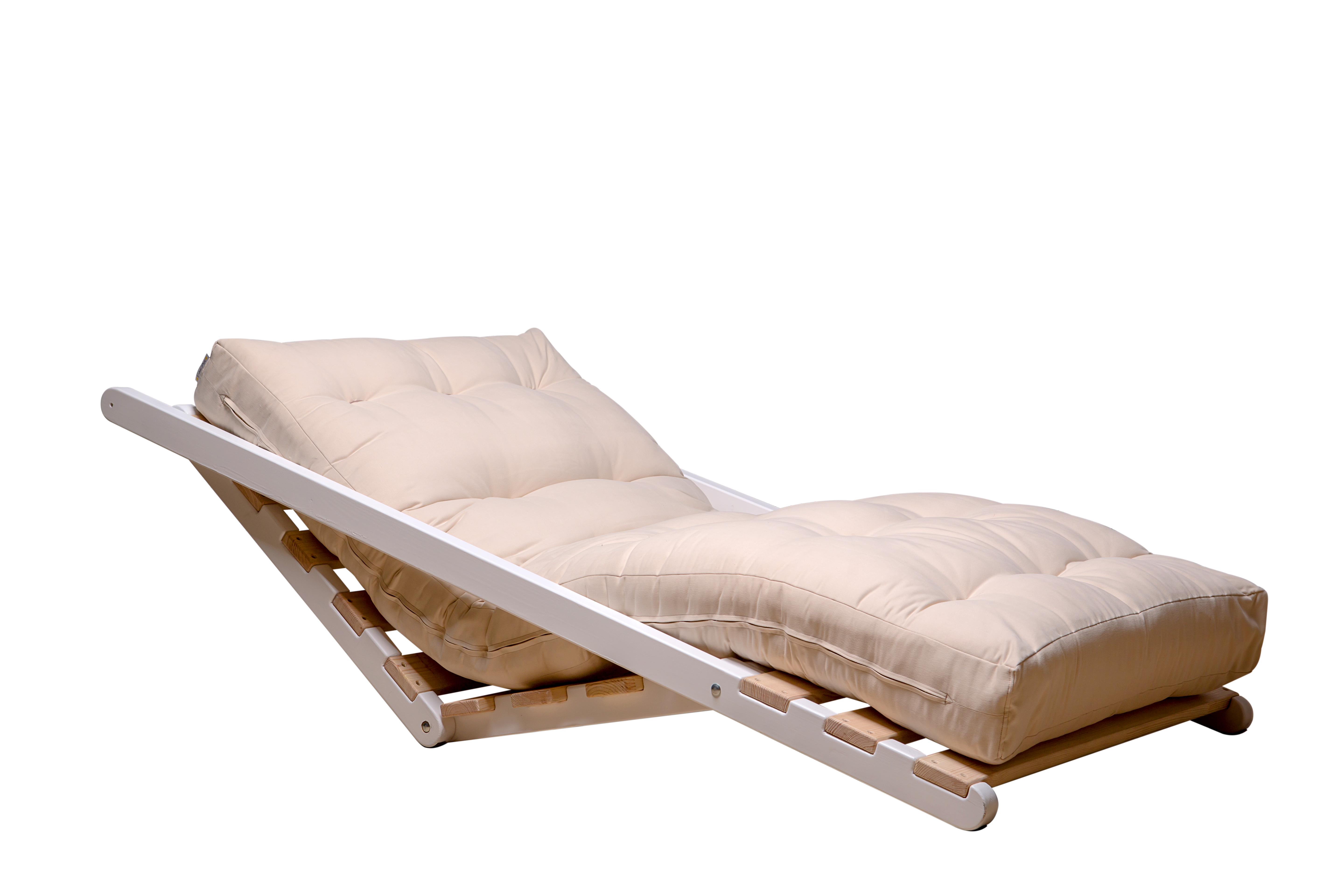 Футон-реклайнер Futon Art S 100х200 каркас/матрас Белый/Белый - фото 3