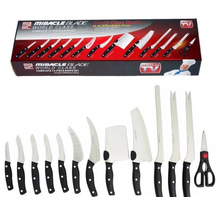 Набор ножей Miracle Blade World Class Knife Set 13 шт. (KS20) - фото 4