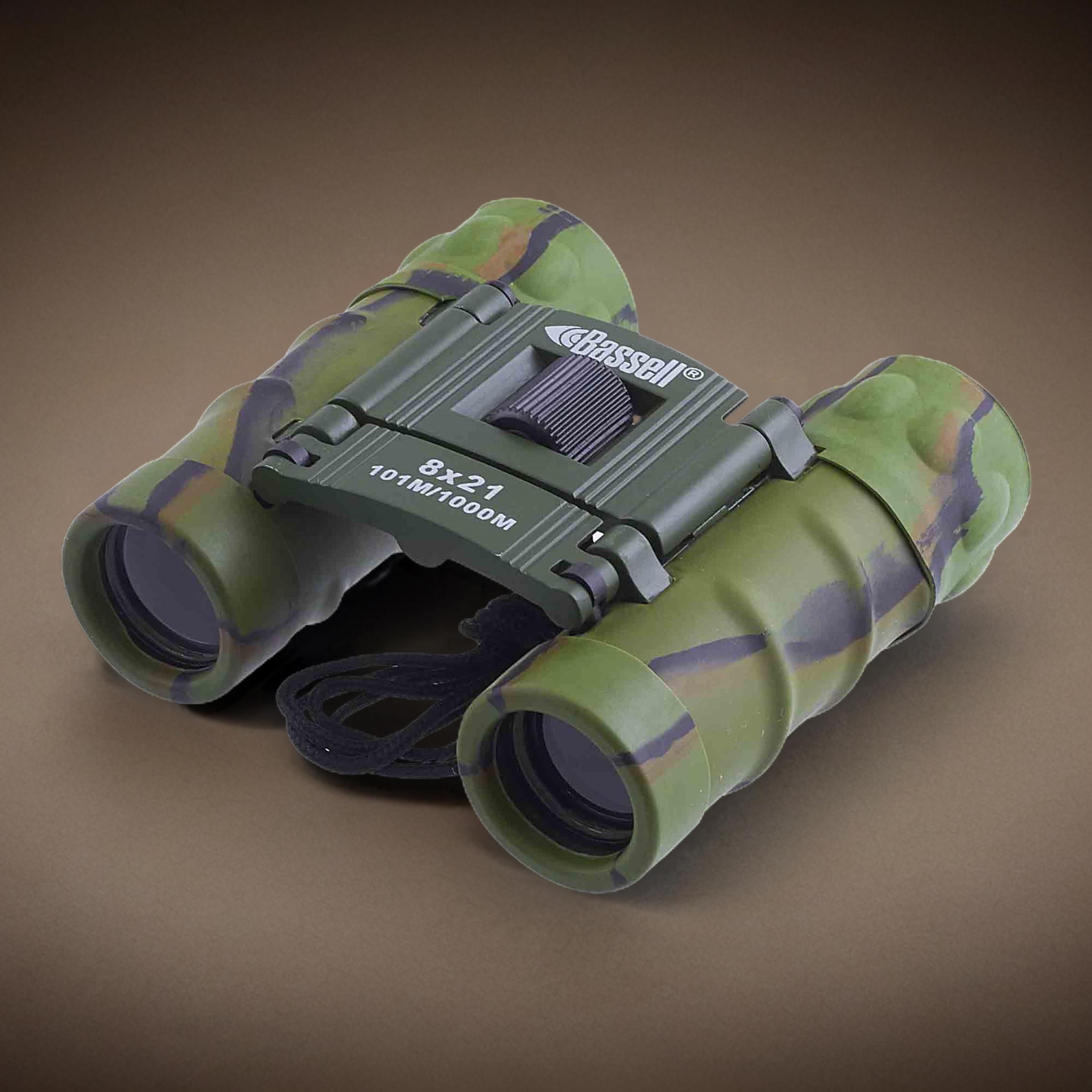 Бинокль туристичний Bassell 8x21 Зеленый (38301569)