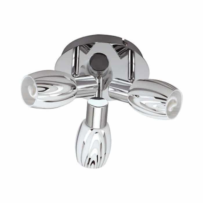 Спот потолочный HOROZ ELECTRIC MANAVGAT-5 3xE14 220-240V круглый d 170 мм Хром (035-003-0005-010)