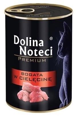 Корм вологий для кішок Dolina Noteci Premium з телятиною 400 г (1718604384)