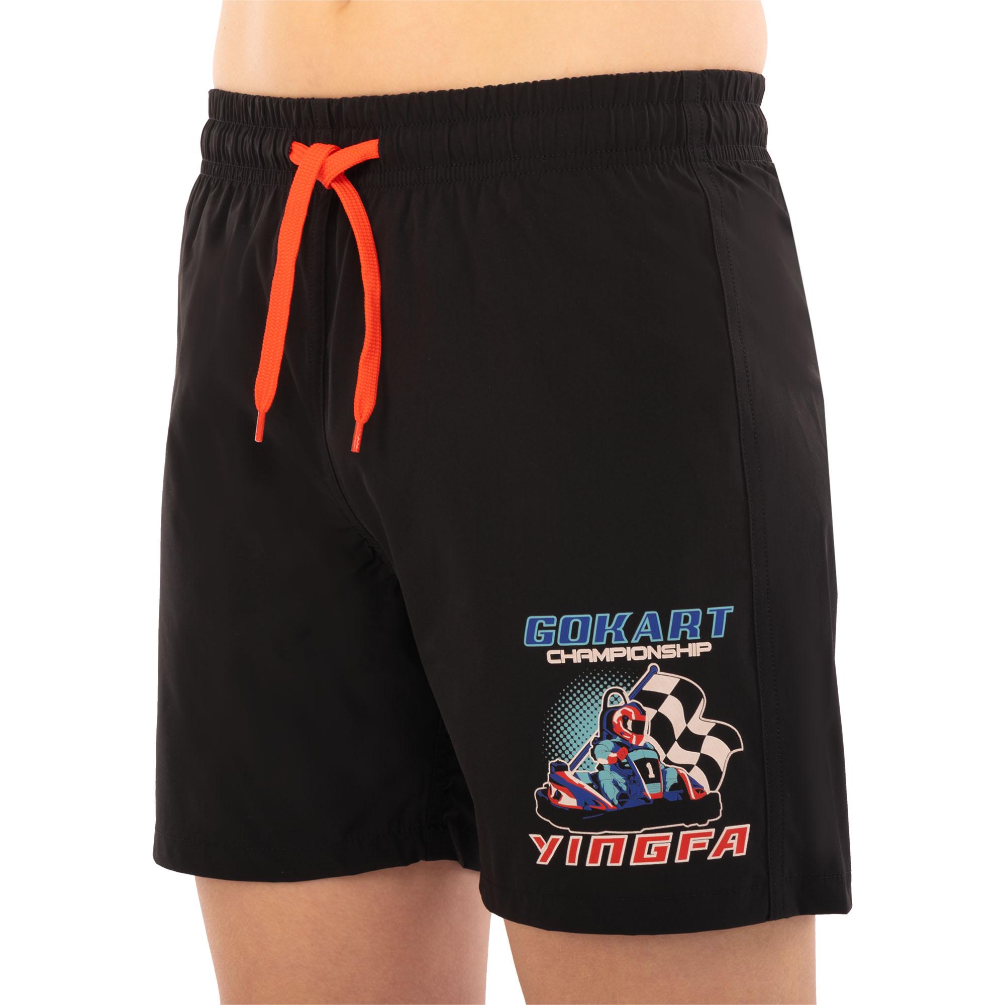 Шорты для плавания детские YINGFA 24S661 р. 26 140-145 см 10 лет Черный (24S661_Черный_10_лет)