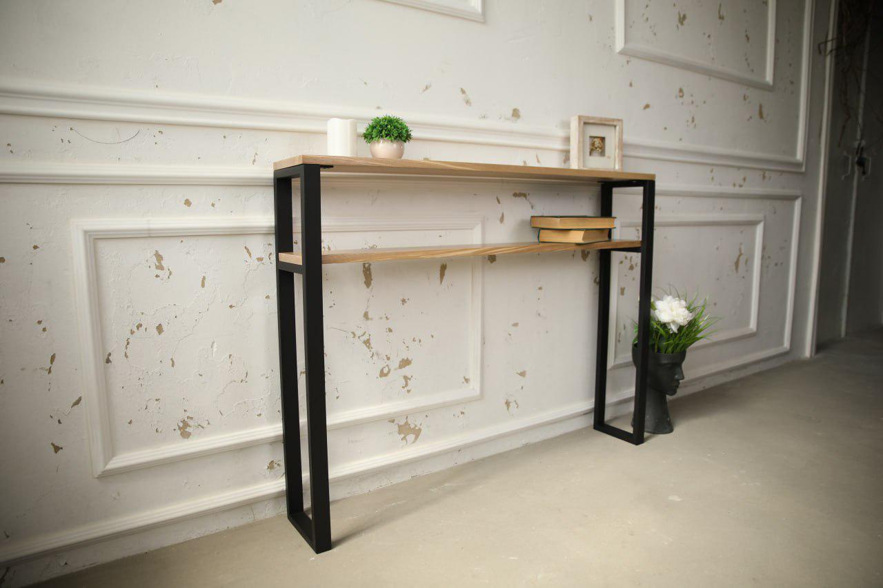 Консоль пристенная разборная напольная 80х20х92 см (ML-100.2) Консоль пристенная разборная напольная 80х20х92 см (ML-100.2)