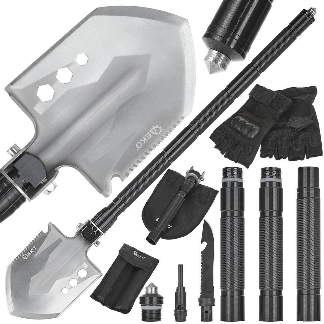 Лопата-саперка GeKo складана багатоцільова 13х16/57 см (G01903) - фото 2