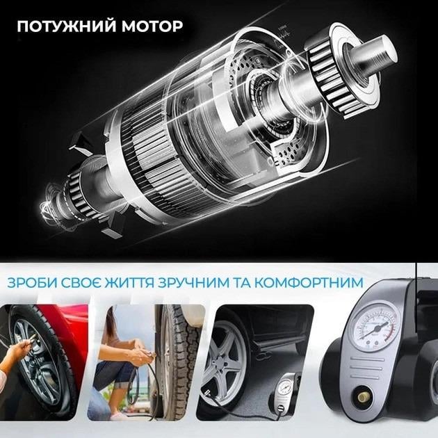 Автопылесос-копрессор 4в1 сухая и влажная уборка (VACUUM CLEANER LY-8801) - фото 4