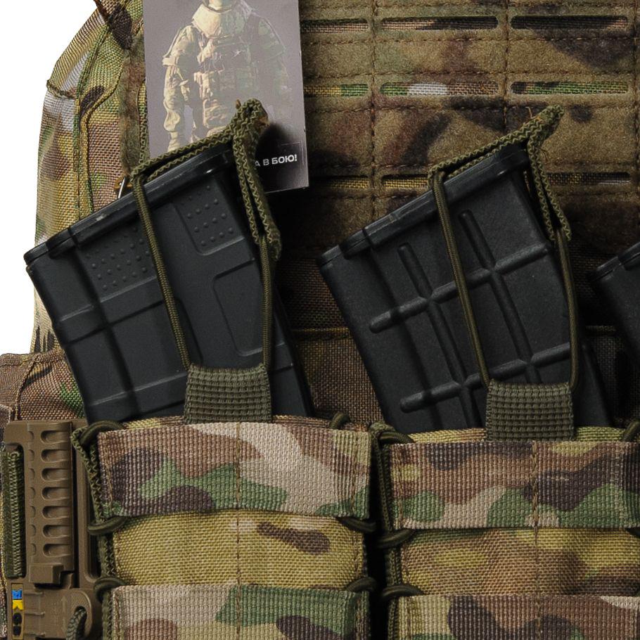 Плитоноска женская Warmor gen3 FL for Ladies С подсумками под магазины АК и быстрым боковым и верхним сбросом без плит Мультикам - фото 8