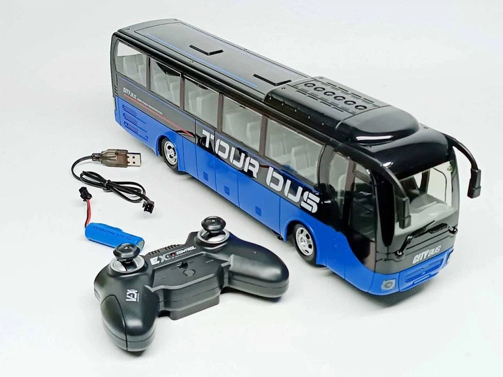 Автобус на радіокеруванні City Bus акумулятор 3.7V світло фар 38 см (666-699-2 NA) Автобус на радіокеруванні City Bus акумулятор 3.7V світло фар 38 см (666-699-2 NA)
