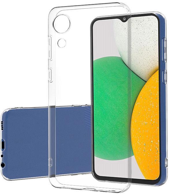 Прозрачный Чехол MultiCam для Samsung Galaxy A03 Core A032 (ультратонкий силиконовый) (26604)