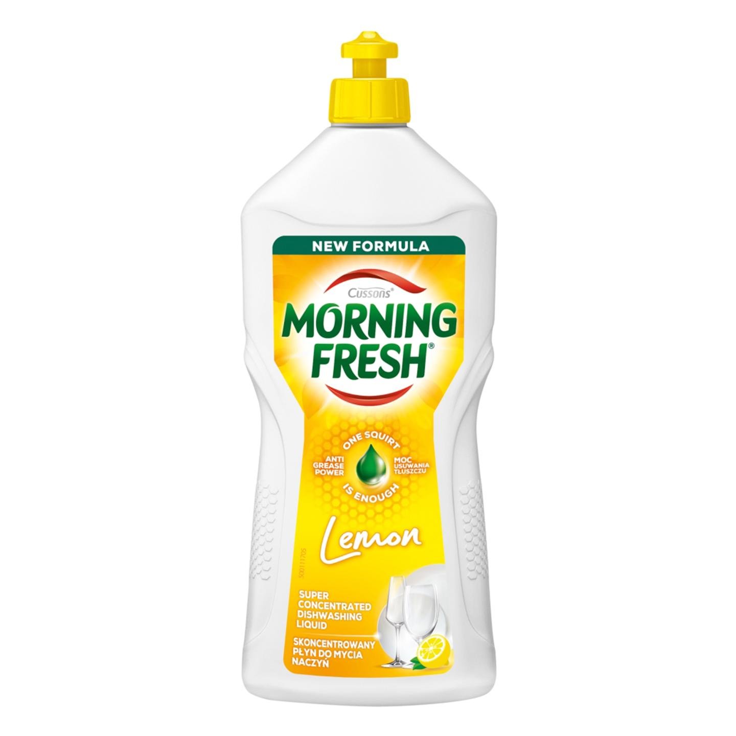 Засіб для миття посуду Morning fresh Лимон 900 мл (5900998022686)
