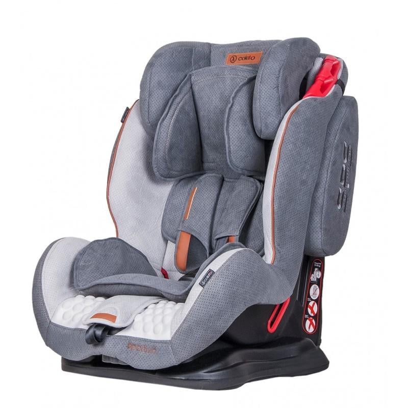 Автокрісло Coletto Sportivo 1-2-3 група 9-36 кг із системою Isofix та SPS Сірий (Sportivo-1)