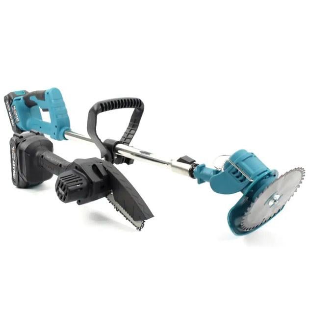 Триммер для травы и кустов KRAFFTEC с цепной пилой (2444737495) - фото 4