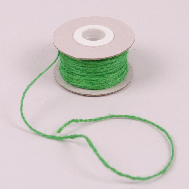 Шнурок из мешковины зеленый 30 м (44662) Шнурок из мешковины зеленый 30 м (44662)