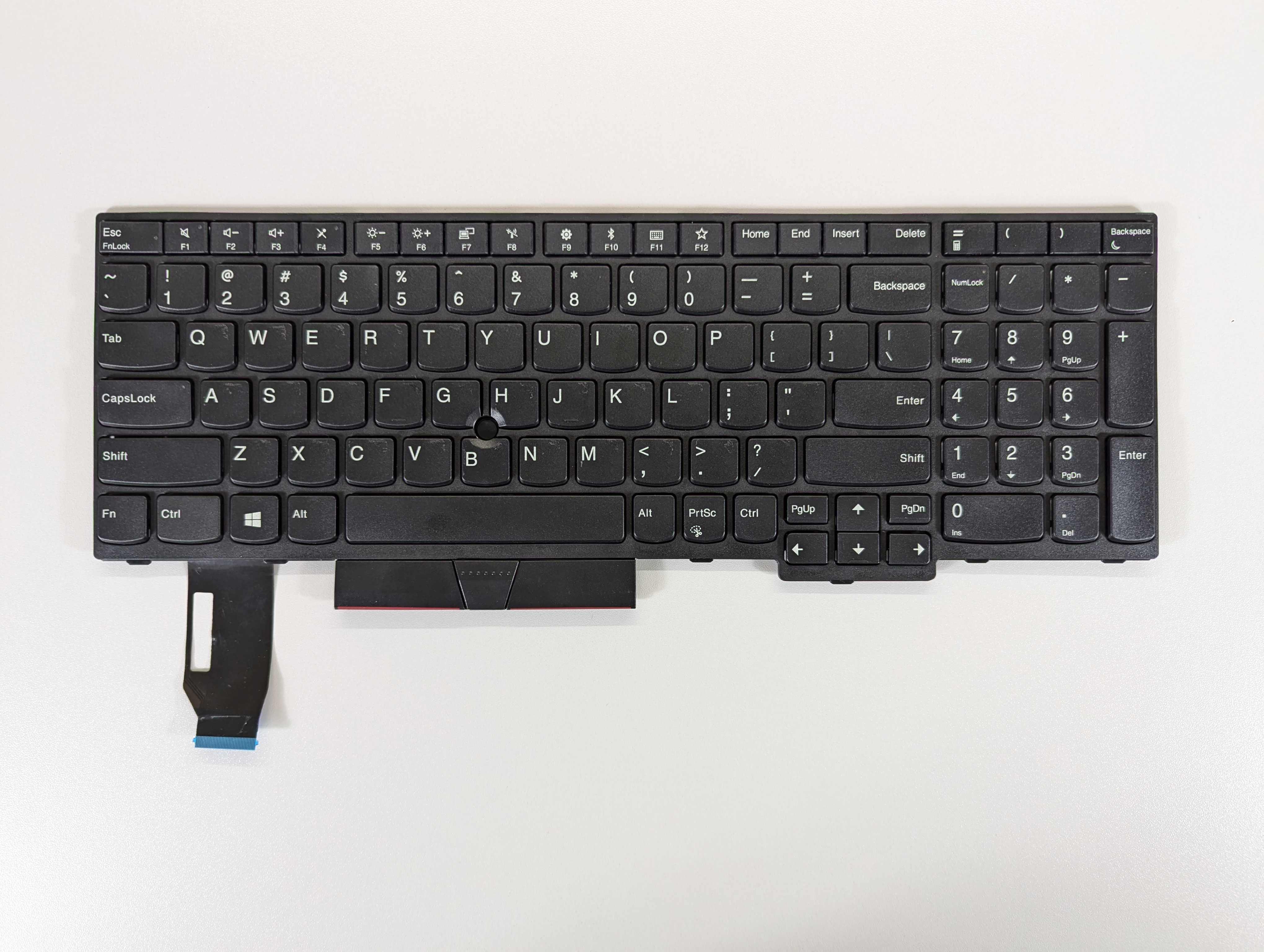 Клавиатура без трекпоинта Lenovo ThinkPad E580/L580/E585/T580/T590/E590/E595/P52/P53/P72/P73 (K667)