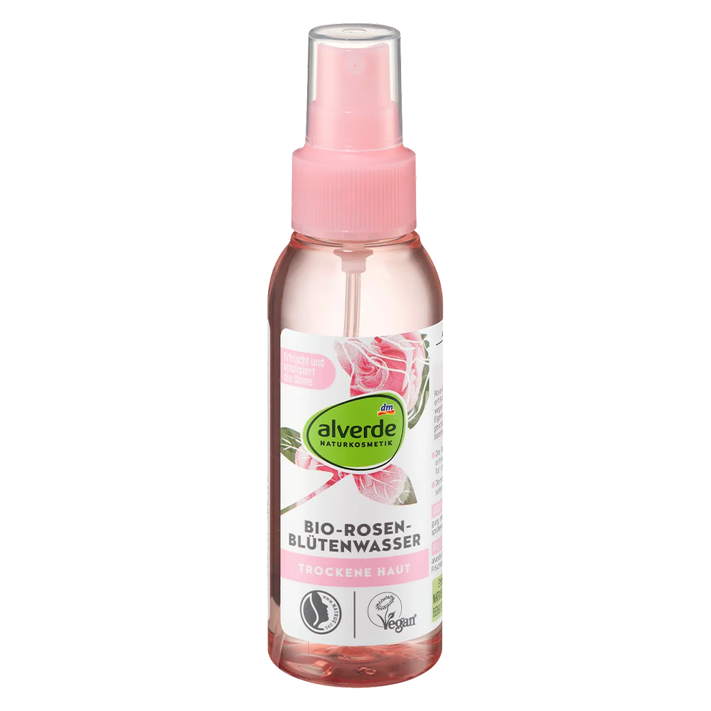 Вода-спрей для лица органическая Alverde Naturkosmetik с розой 100 мл (EPI-15102025-138)