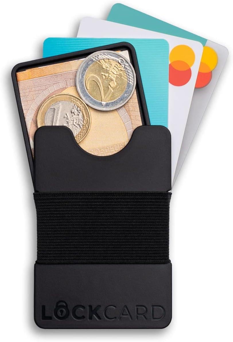 Кошелек LOCKCARD 8,6x5,8x0,9 см Черный (2638573113)