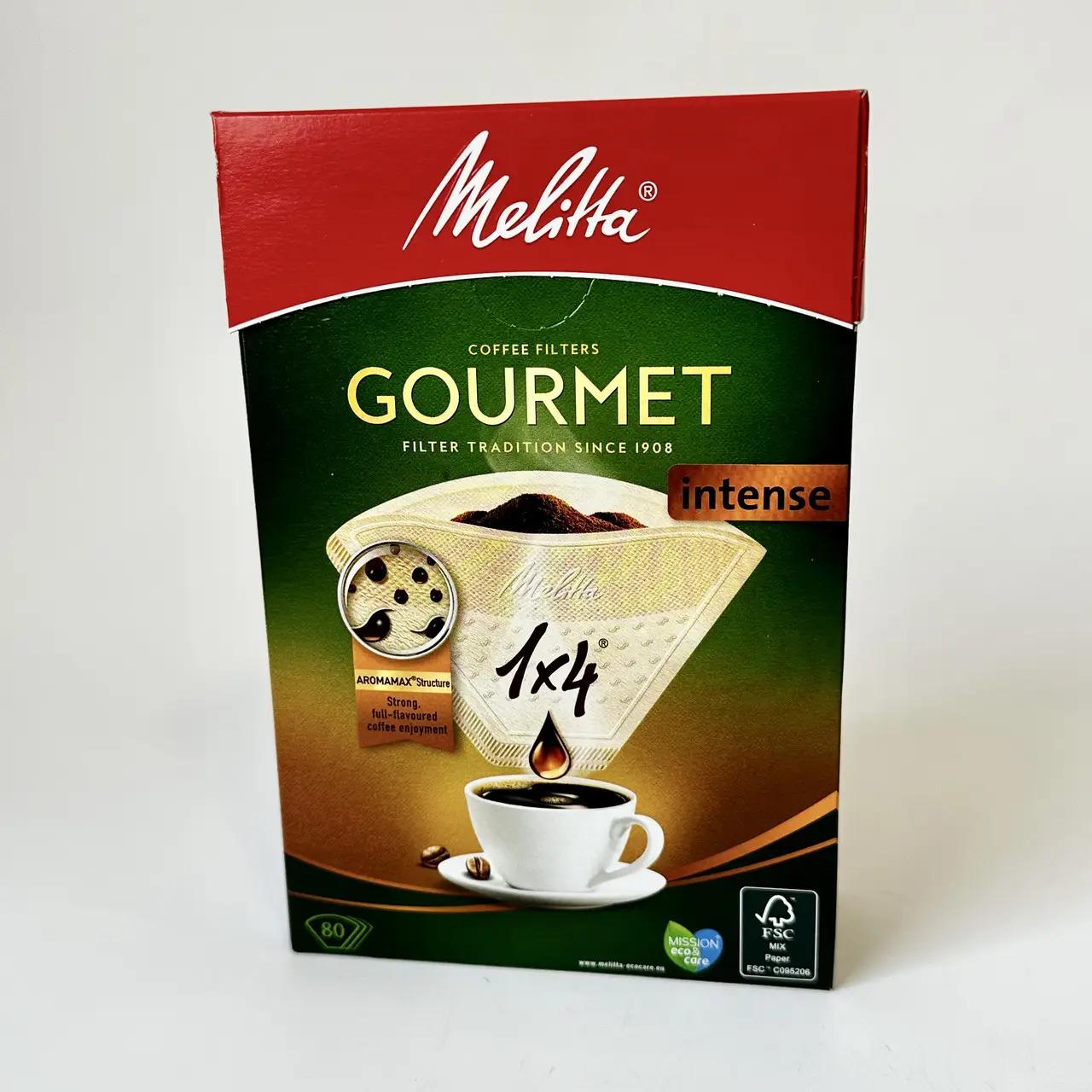 Фильтры бумажные Melitta 1X4/80 Gourmet Intense (4006508208821)