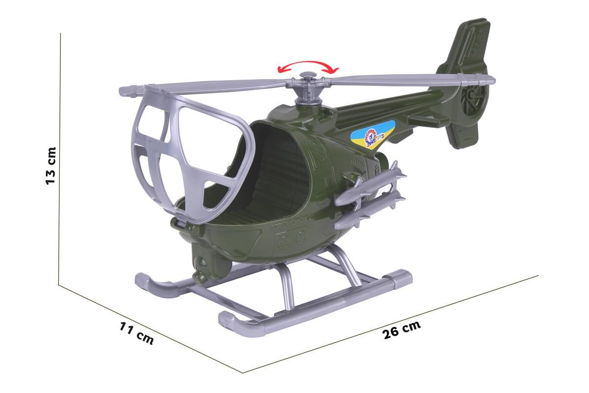 Іграшка ТехноК Гелікоптер військовий - фото 2