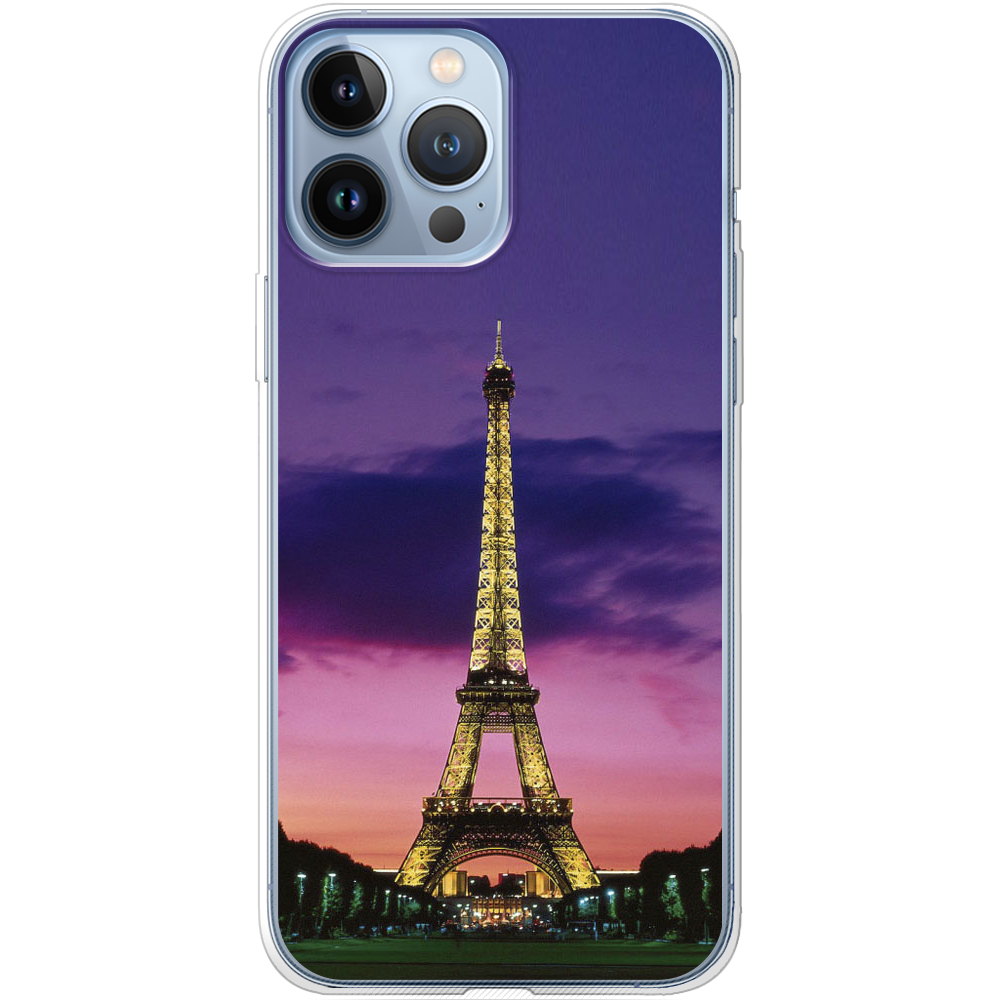 Чехол BoxFace iPhone 13 Pro Полночь в Париже Прозрачный силикон (43365-up964-43365)