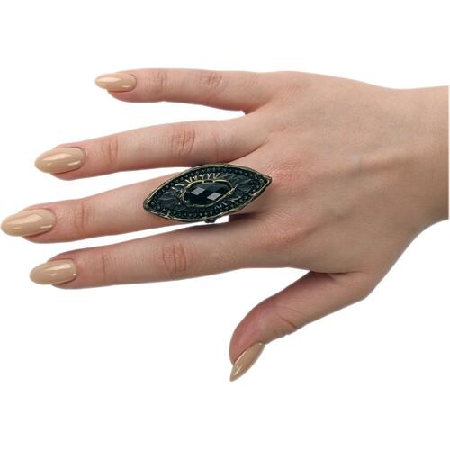 Кольцо Seta Decor Hildegard (23-622BLK-GL) Кольцо Seta Decor Hildegard (23-622BLK-GL)