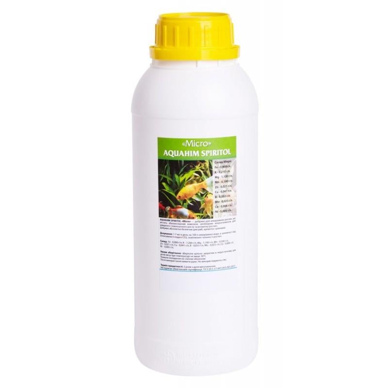 Добриво для акваріумних рослин Micro Aquahim Spiritol 1 л