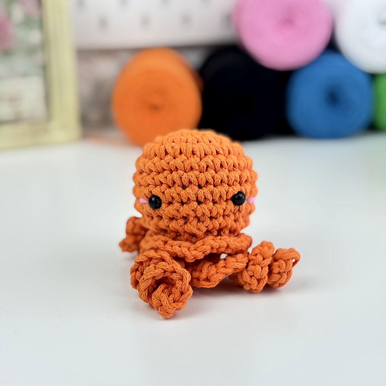 Набір для в'язання гачком медуза 0007 Помаранчевий (162389) - фото 3 Набір для в'язання гачком медуза 0007 Помаранчевий (162389) - фото 3