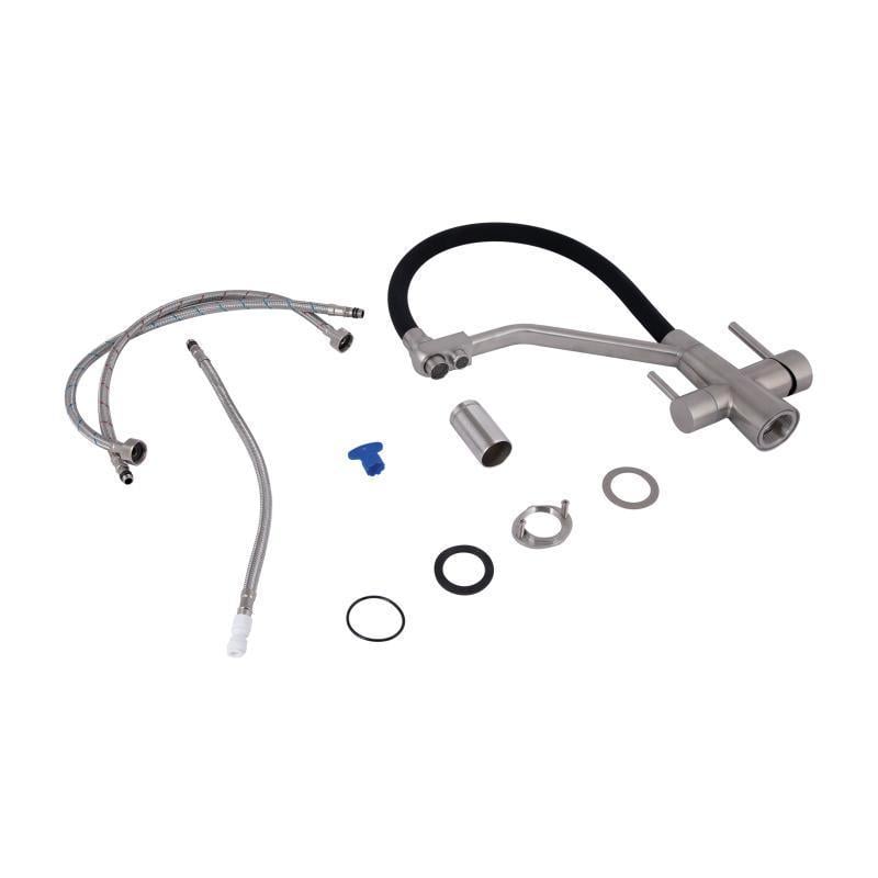 Смеситель для кухни Lidz Aria 020F3 с гибким изливом с подключением для питьевой воды (LDARI020F3BNK37647) - фото 8 Смеситель для кухни Lidz Aria 020F3 с гибким изливом с подключением для питьевой воды (LDARI020F3BNK37647) - фото 8