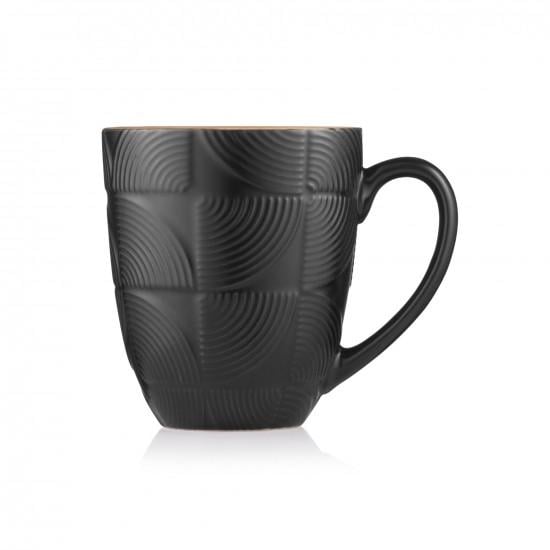 Чашка Ardesto Dafne 380 мл Черный (AR3068BK)