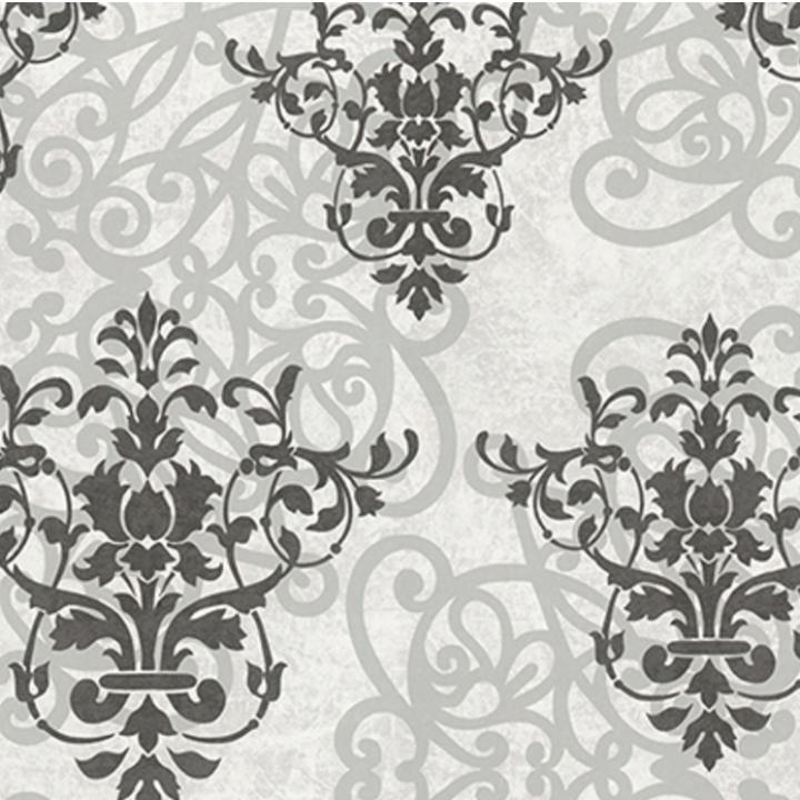 Шпалери вінілові на флізеліновій основі Marburg Toscana Life Сірий/Чорний (59504)