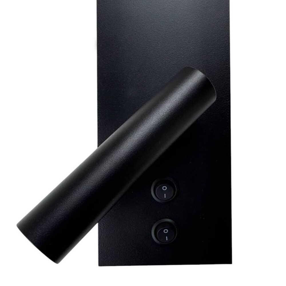 Бра Violux BITRIX-W USB 15W 3000/4200/6000K 865Lm IP20 Черный (553105) - фото 2