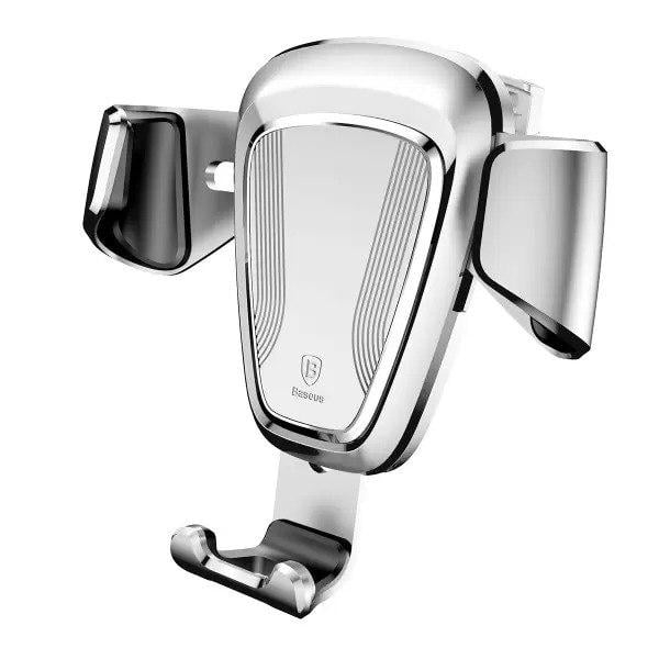 Автомобильный держатель для телефона BASEUS Gravity Car Mount Silver (SSUYL-0S) - фото 1 Автомобильный держатель для телефона BASEUS Gravity Car Mount Silver (SSUYL-0S) - фото 1