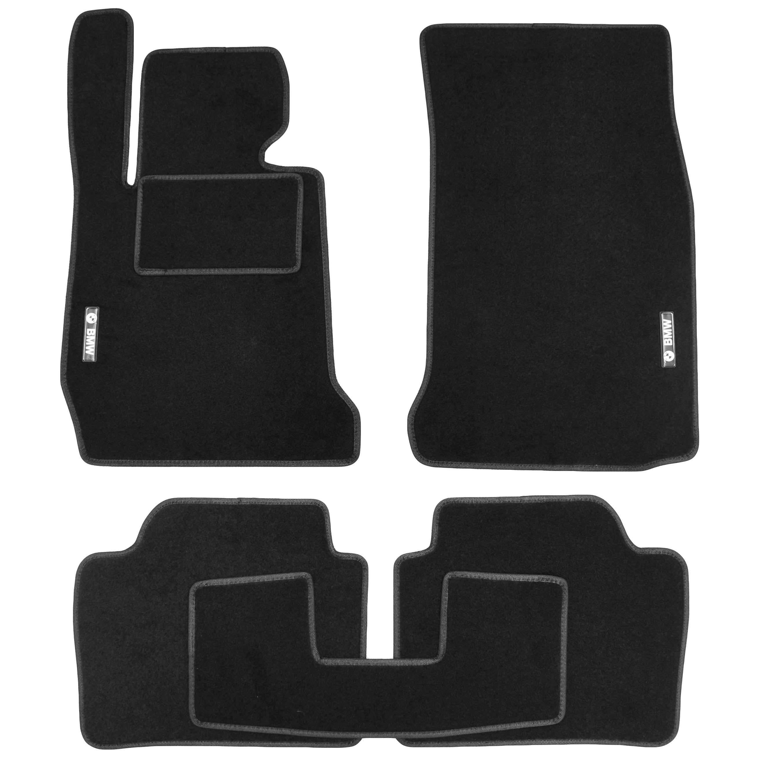 Коврики в салон для BMW 3 F30 '12- текстильные Черный