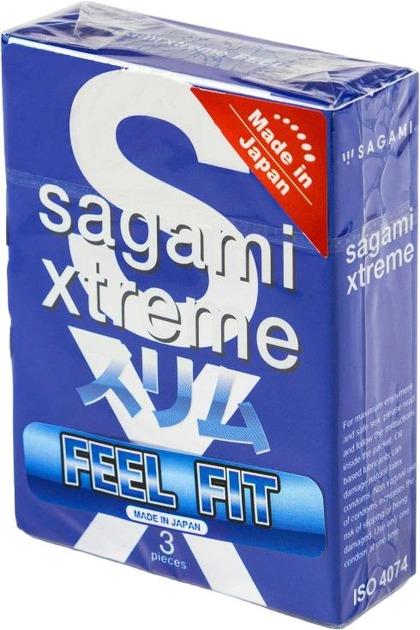 Презервативы супертонкие латексные Sagami Xtreme Feel Fit 3 шт. (11939)