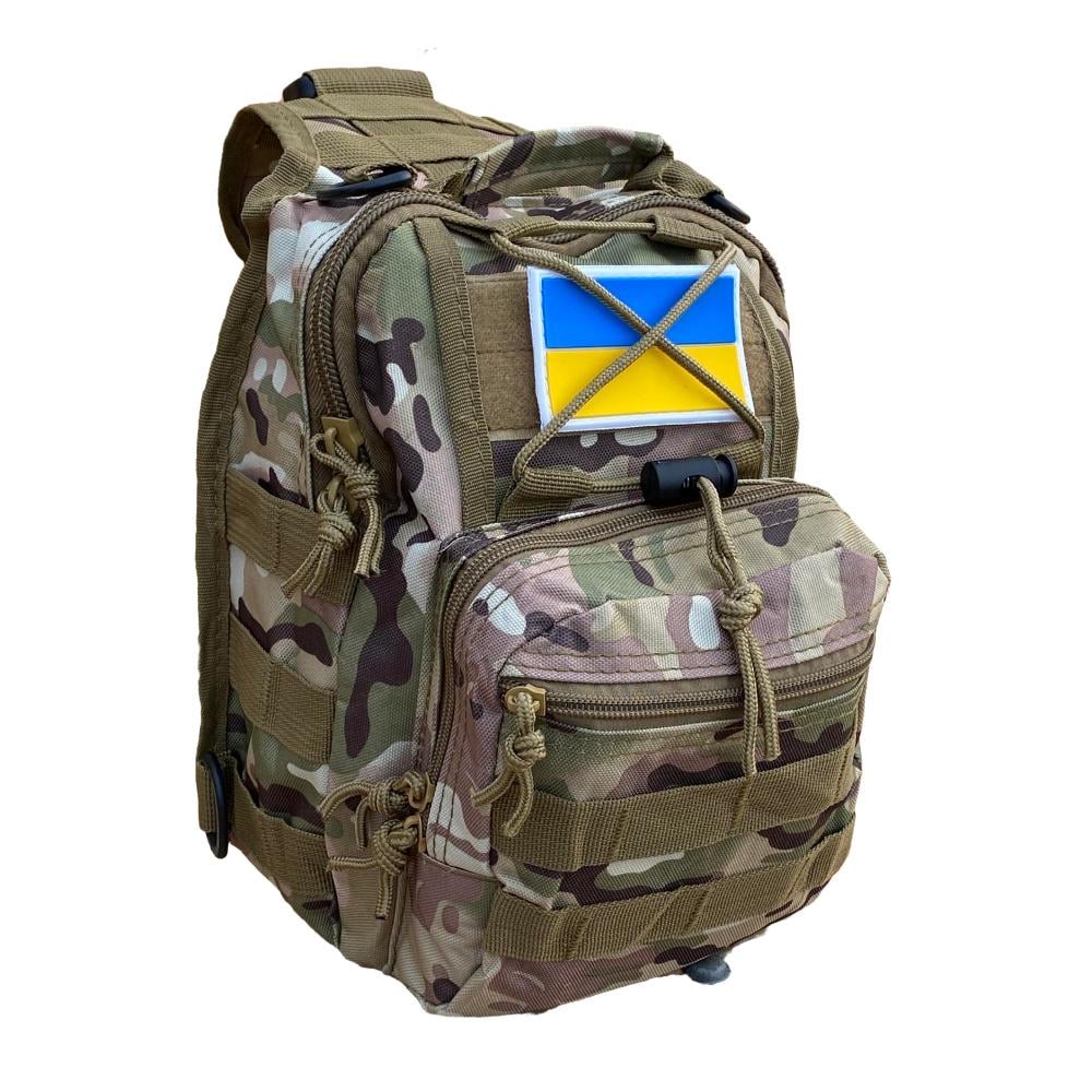 Рюкзак Backpack 10 л 28х10х20 см Камуфляжний