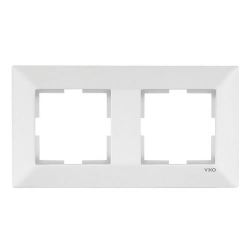 Рамка Viko Meridian двойная горизонтальная Белый (21197-е)