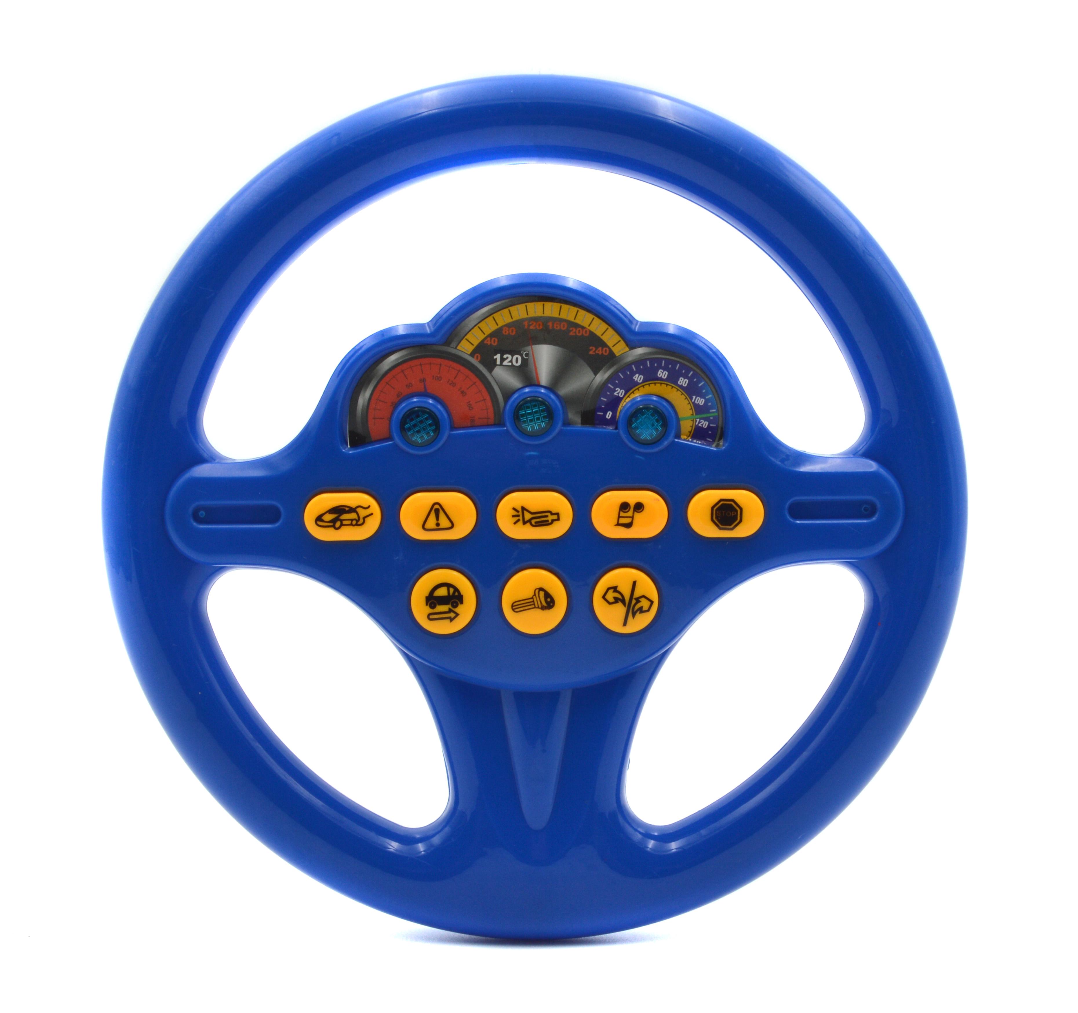 Руль музыкальный Автошка 7039 Синий