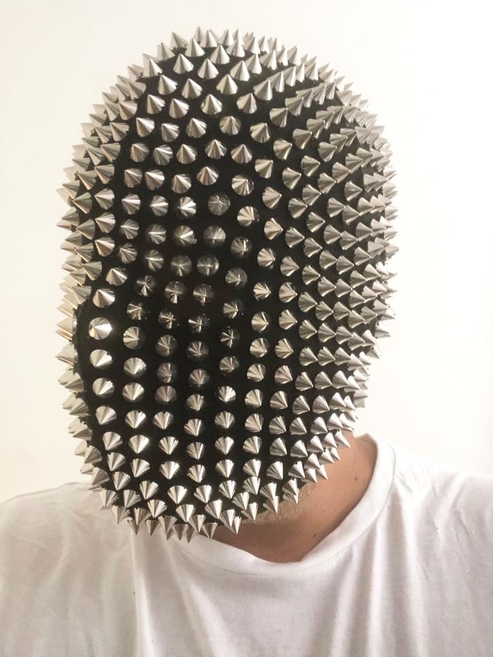 Маска шипованная из латекса р. 52-56 (12399417) - фото 3 Маска шипованная из латекса р. 52-56 (12399417) - фото 3