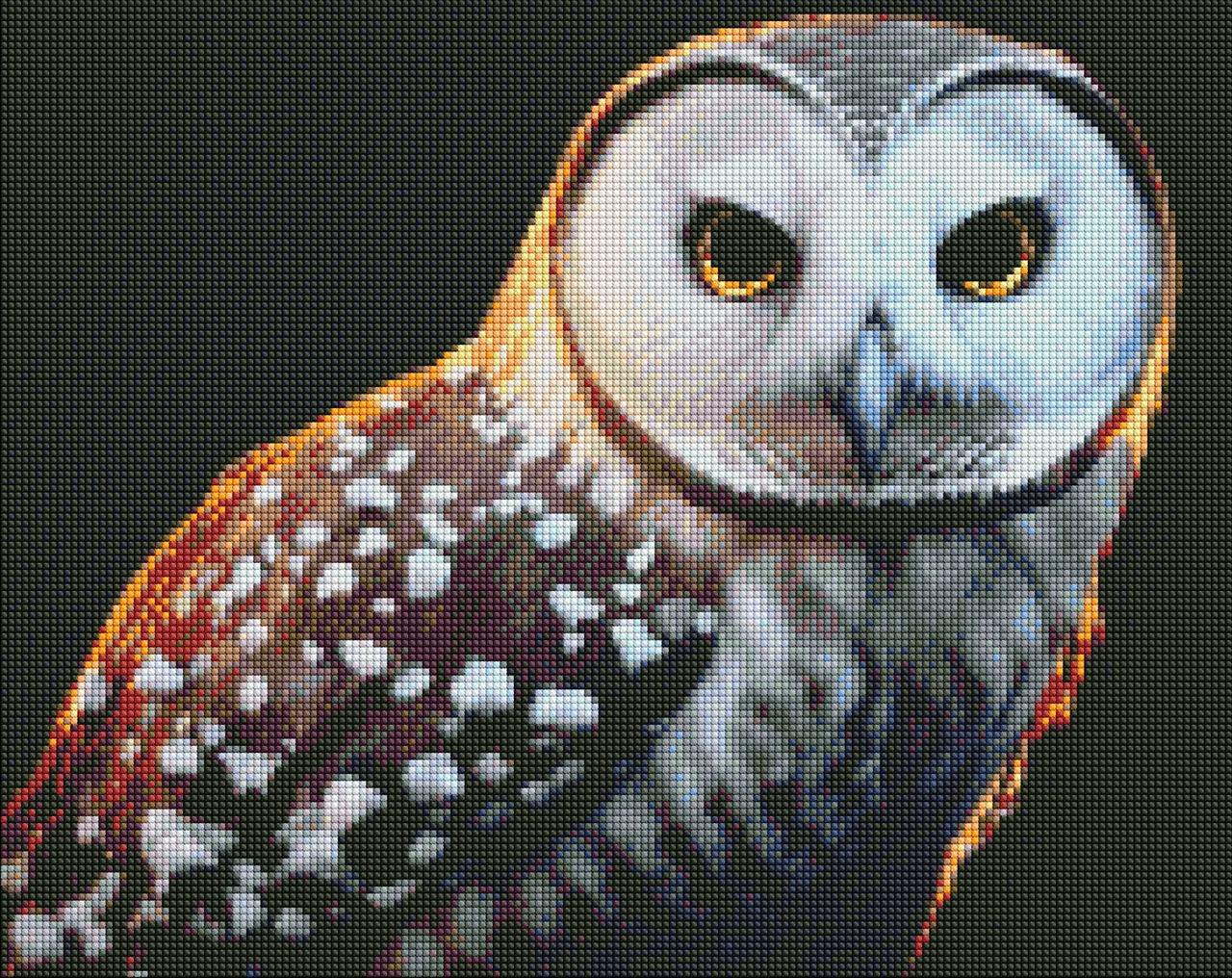 Алмазная мозаика Идейка Гордый взгляд на холсте с подрамником 40х50 см (AMO7445)