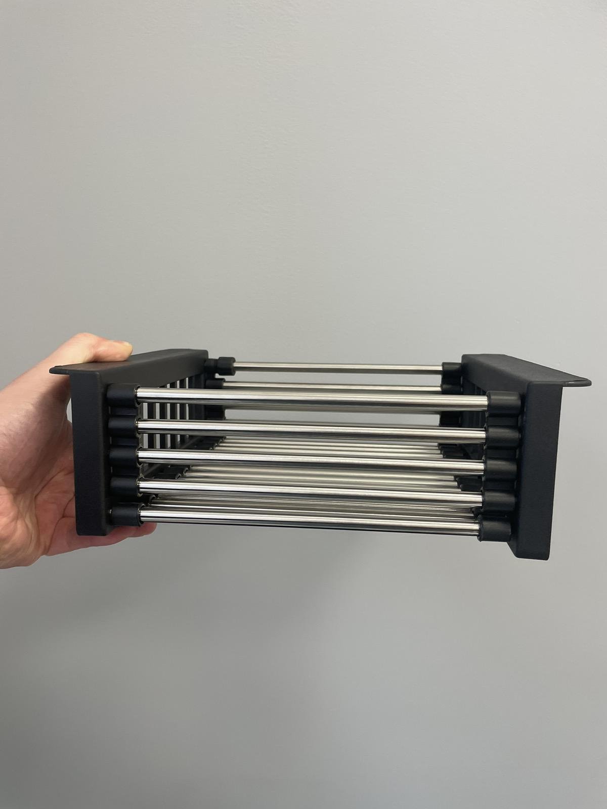 Змішувач для кухні Aria 020F3 з гнучким виливом і підключенням для питної води Lidz Чорний - фото 9