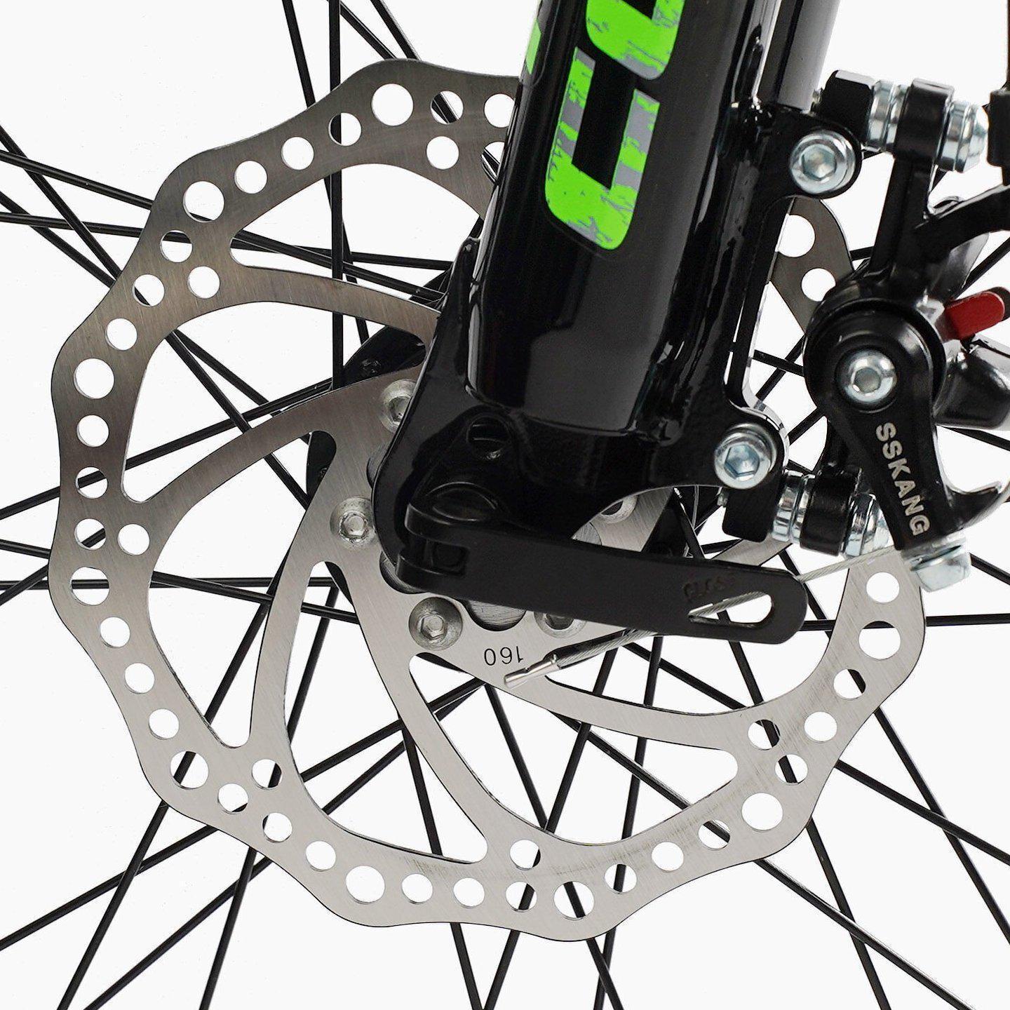 Велосипед горный двухподвесный Corso Rend 27,5" рама 15" Черно-зеленый - фото 5 Велосипед горный двухподвесный Corso Rend 27,5" рама 15" Черно-зеленый - фото 5