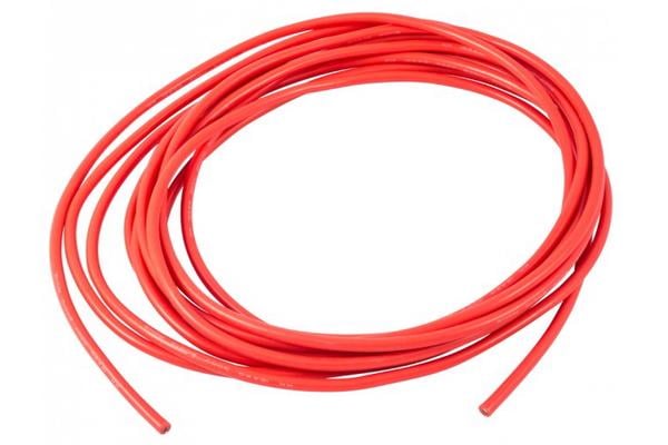 Провід силіконовий 10 AWG QianJia 1 пог. м Червоний (50060)