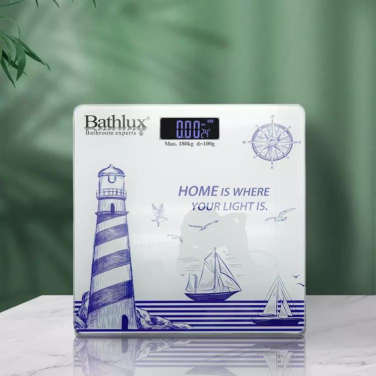 Напольные весы Bathlux супероточные до 160 кг дизайн Navy style